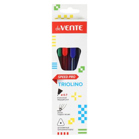 Набор ручек 4 цв. deVENTE 5073108 Triolino Набор ручек 4 цв. deVENTE 5073108 Triolino