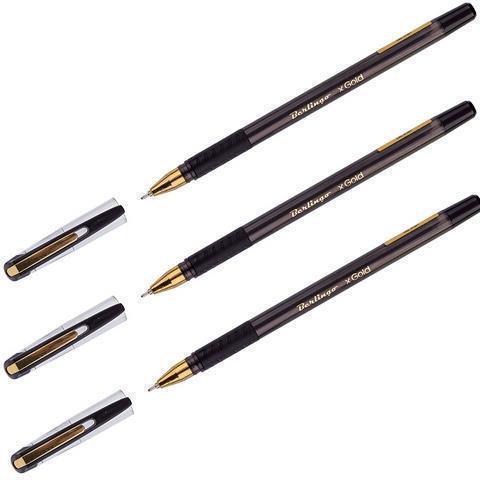 Ручка шариковая Berlingo 0,7 xGold 07501 черная игла Ручка шариковая Berlingo 0,7 xGold 07501 черная игла