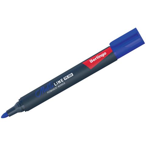 Маркер перман. Berlingo 3мм Multiline РЕ300 синий