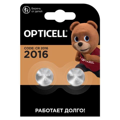 Батарейка CR2016 Opticell 2BL 2 шт. Батарейка CR2016 Opticell 2BL 2 шт.