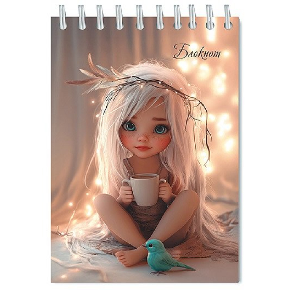 Блокнот А6 48 л. (спираль) Малышка С0511-157