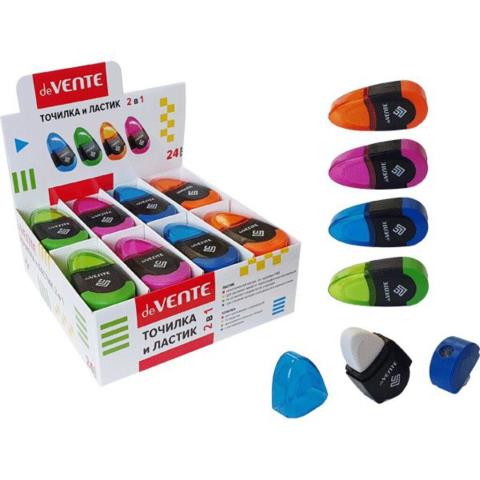 Точилка deVENTE + ластик 4071027