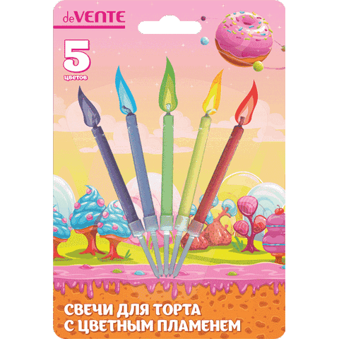 Свечи для торта deVENTE 9060800 5 шт.