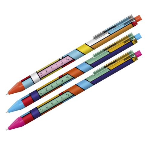 Ручка шариковая Color Block 0,7 70S03 авт. синяя