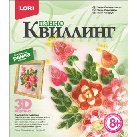 Квиллинг Панно Пышные цветы Квл-011 Квиллинг Панно Пышные цветы Квл-011
