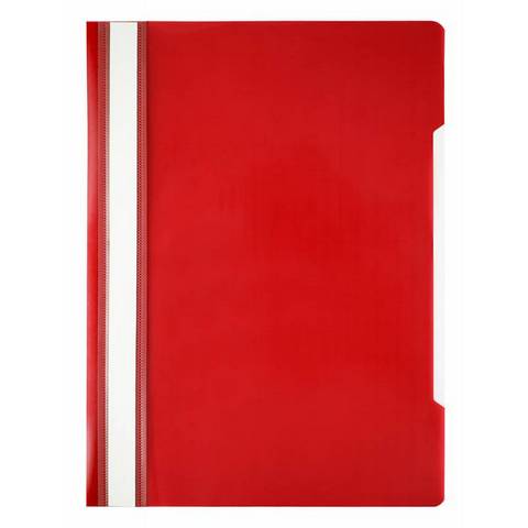 Папка - скоросшиватель А4 Бюрократ красный 998172