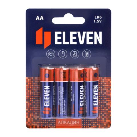 Батарейка LR06 (АА) Eleven 4 шт. BC4 301748 Батарейка LR06 (АА) Eleven 4 шт. BC4 301748
