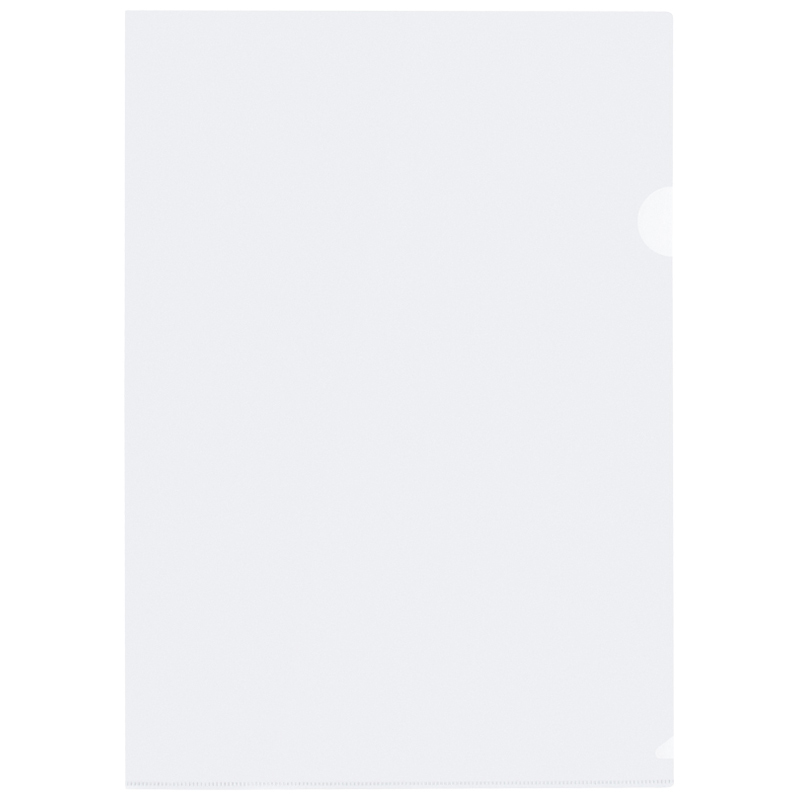 Папка-уголок А4 СТАММ 150мкм прозрачная ММ-32258