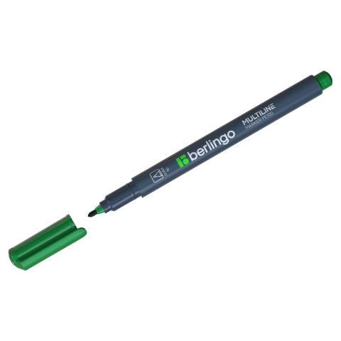 Маркер перман. Berlingo 1мм РМ6321 зеленый
