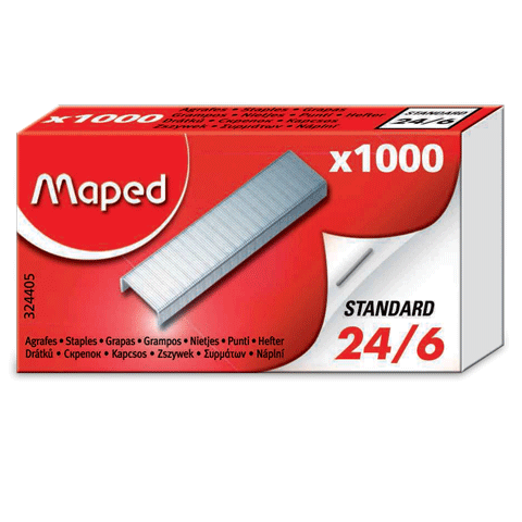 Скобы № 24-6 MAPED 324405 Скобы № 24-6 MAPED 324405