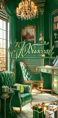 50001044 Конверт для денег С Юбилеем!