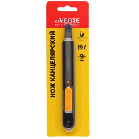 Нож канц. 9 мм. deVENTE с магнитом 4090407