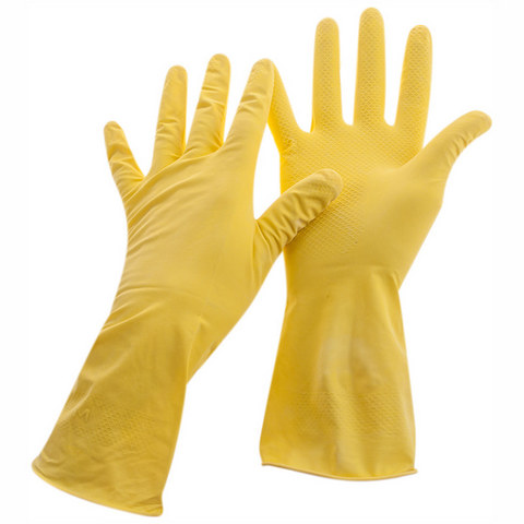 Перчатки резиновые с напылением сверхпрочные OfficeClean XL 257668