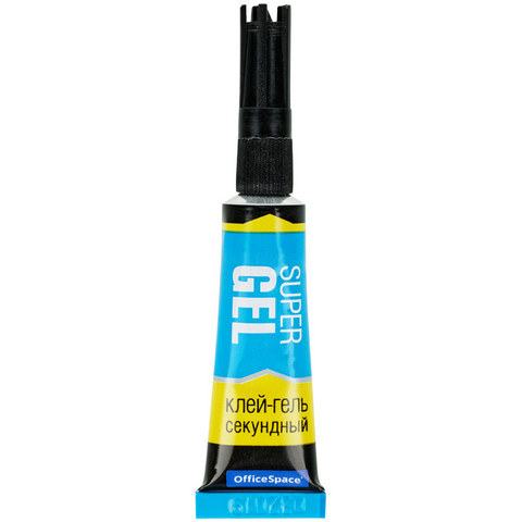 Клей-супер Gel 3 гр. OfficeSpace гель 278009