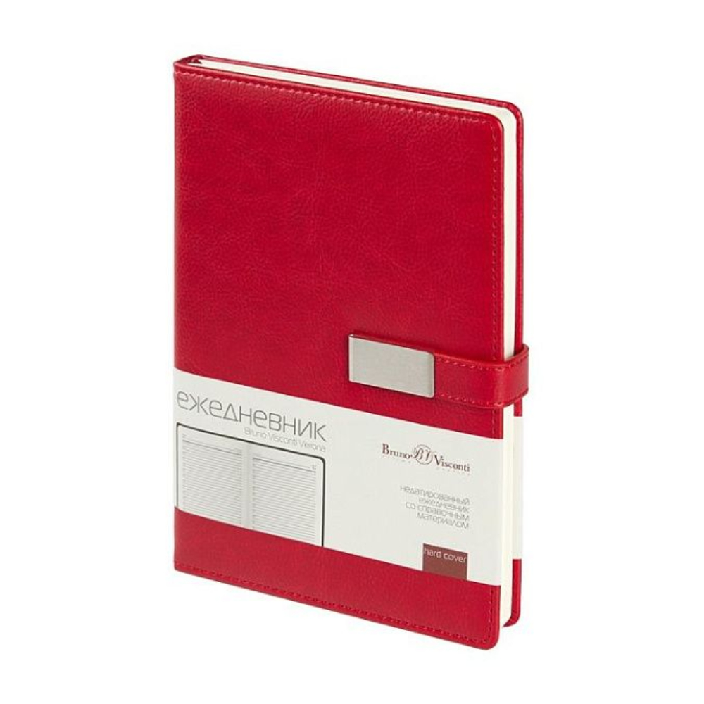 Ежедневник А5 Bruno Visconti VERONA красный 3-785/02