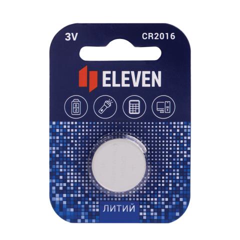 Батарейка CR2016 Eleven 1BL 1 шт. 301758 Батарейка CR2016 Eleven 1BL 1 шт. 301758