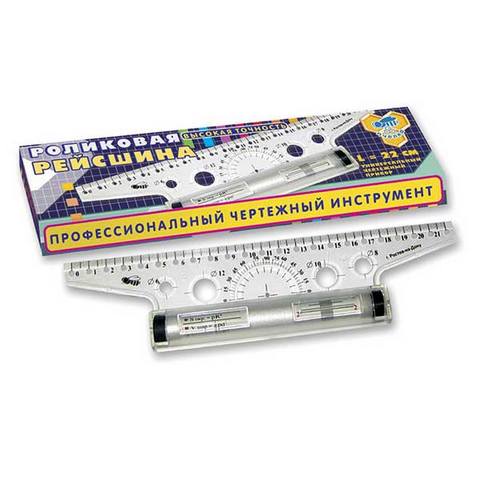 Рейсшина роликовая 22 см. мет. ролик УЧП22