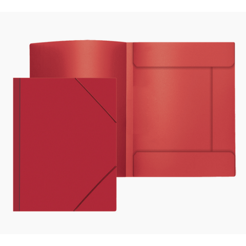 Папка на резинках Attomex 3070400 красная