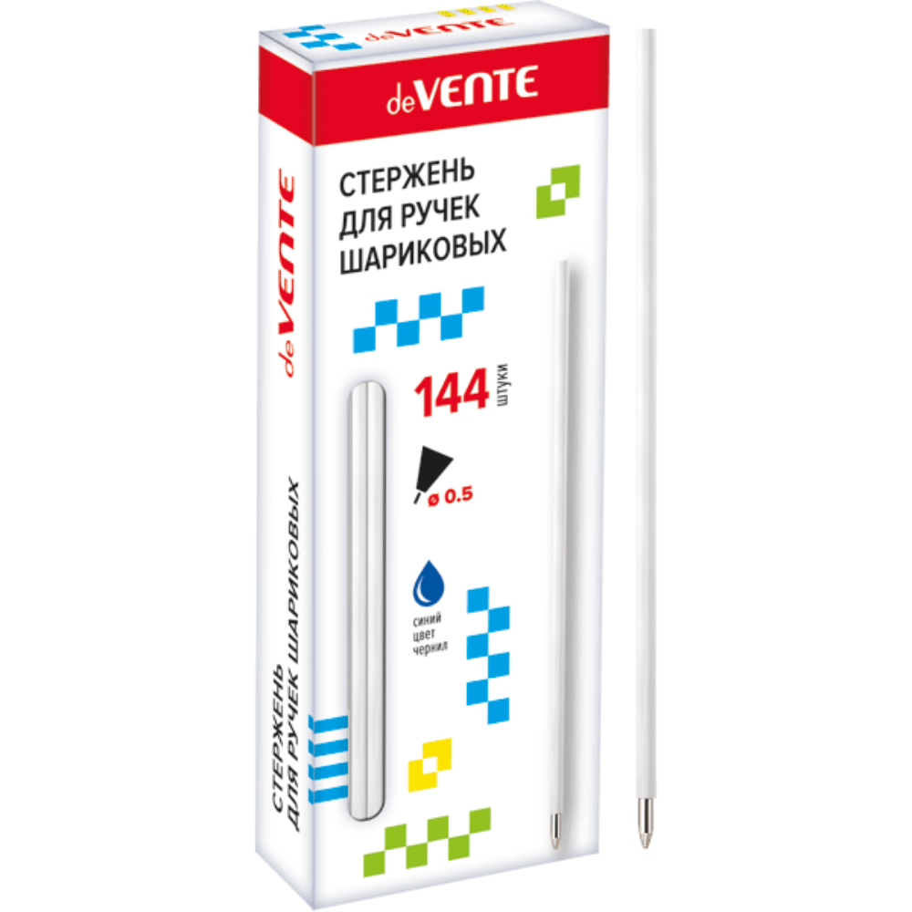Стержень 142 мм. deVENTE синий 5075400