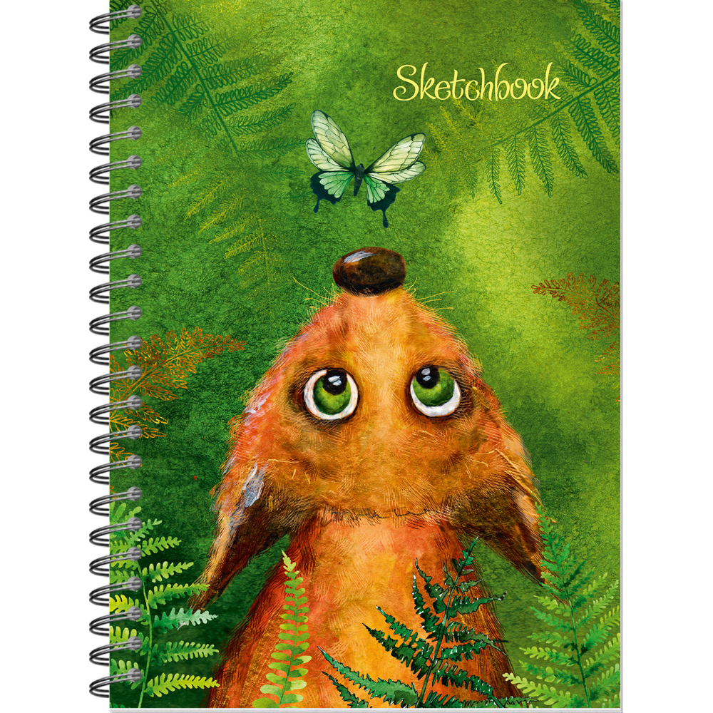 Скетчбук А5 60 л. Шкодный лис 25102