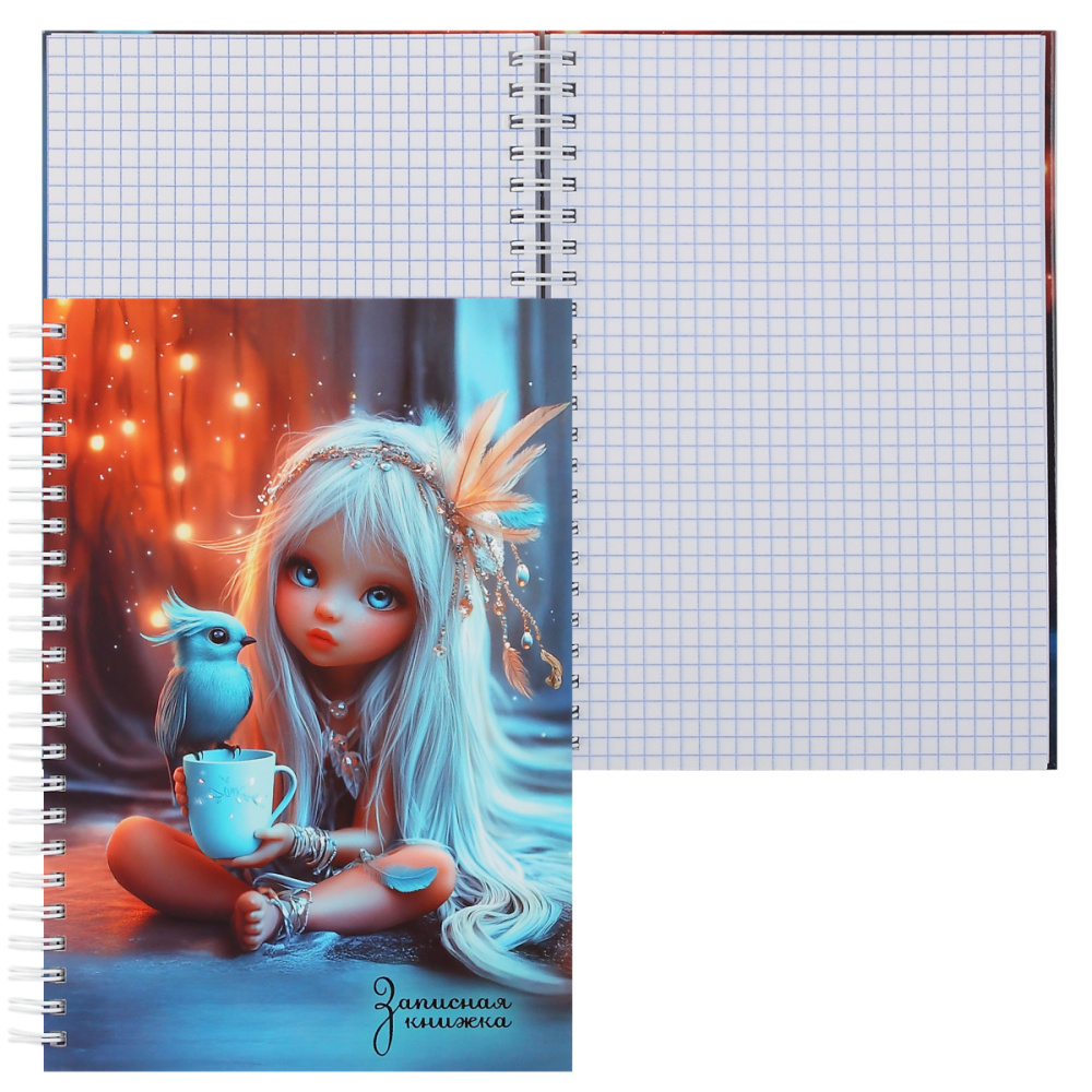 Блокнот-бизнес А5 96 л. (спираль) Сказочная малышка С0598-92