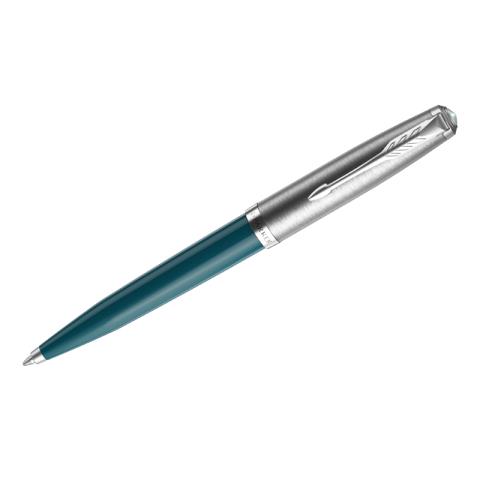 Ручка шариковая Parker 51 Teal Blue CT 1 мм черная поворотная 2123508