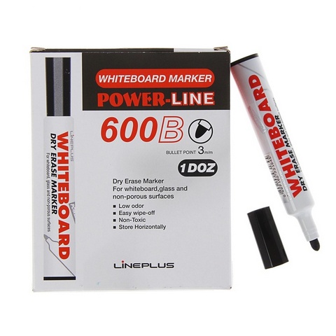 Маркер для магн. доски 600В WBM-600В 3 мм черный
