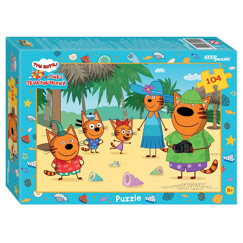 Пазлы 104 эл. Три кота 82240