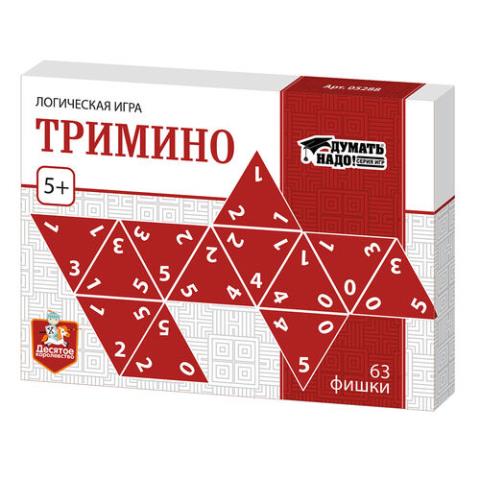 Игра логическая Тримино 05288 5+ Игра логическая Тримино 05288 5+