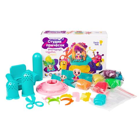 Тесто-пластилин Genio Kids Студия причесок TA2003