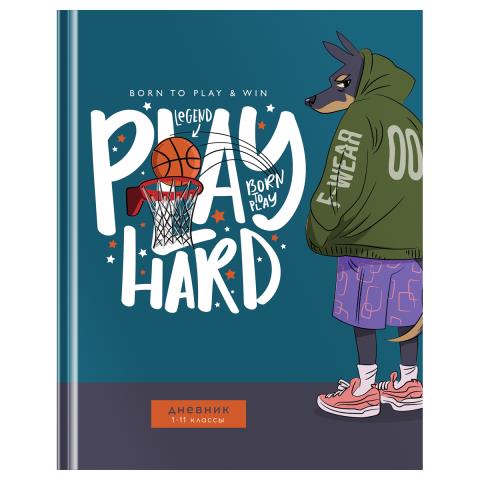 Дневник Уни БиДжи Play hard Д5т40_лг 12618 Дневник Уни БиДжи Play hard Д5т40_лг 12618