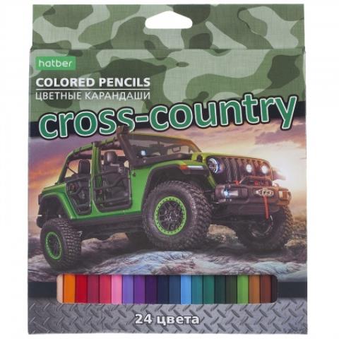 Карандаши цв. 24 цв. Хатбер Cross country CS_070889 Карандаши цв. 24 цв. Хатбер Cross country CS_070889