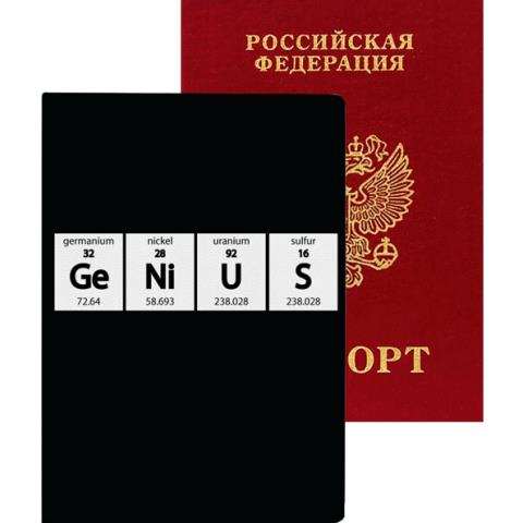Обложка д/паспорта deVente 1030103 Genius Обложка д/паспорта deVente 1030103 Genius