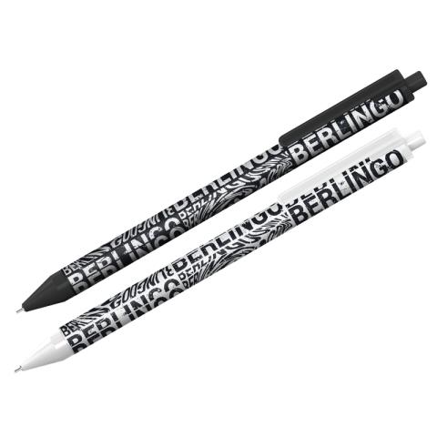 Ручка шариковая Berlingo Monochrome 0,7 с рис. авт. CBm_07S01 синяя