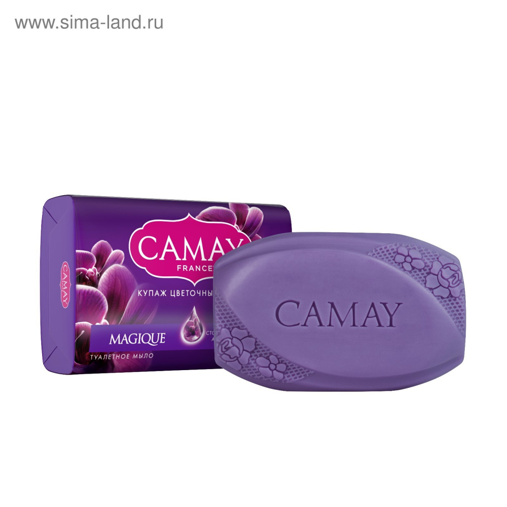 Мыло туалетное 85 гр. Camay Черная орхидея увлажняющее 23629