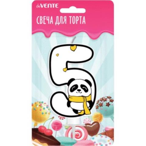 Свеча-цифра deVENTE 9060116 Панда 5 Свеча-цифра deVENTE 9060116 Панда 5