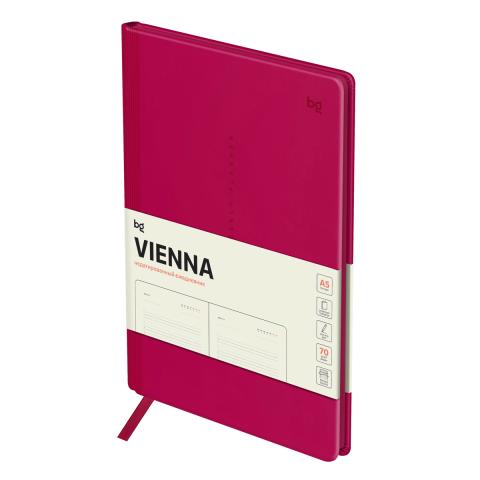 Ежедневник А5 136 л. BG Vienna Fuchsia  Wu_62165