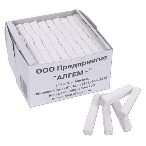 Мел белый  круглый. 100 шт. АЛГЕМ МШБ-100 00041