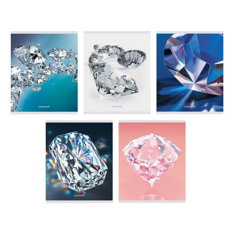 Тетрадь 48 л. (клетка) К-Э Diamonds ТК487822 Тетрадь 48 л. (клетка) К-Э Diamonds ТК487822