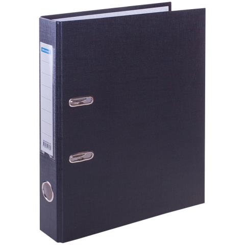 Папка - регистратор 50 мм OfficeSpace 162574 черная с карманом