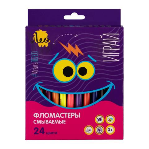 Фломастер 24 цв. Лео Играй LPFP-24