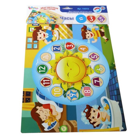 Игра магнитная Часы 03502 Игра магнитная Часы 03502