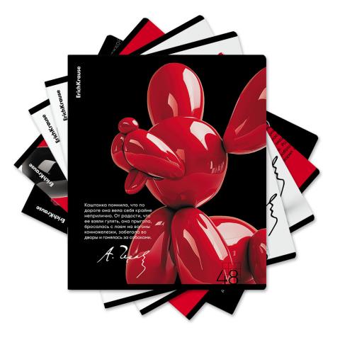 Тетрадь 48 л. (клетка) ErichKrause Balloon Dog 63306 Тетрадь 48 л. (клетка) ErichKrause Balloon Dog 63306