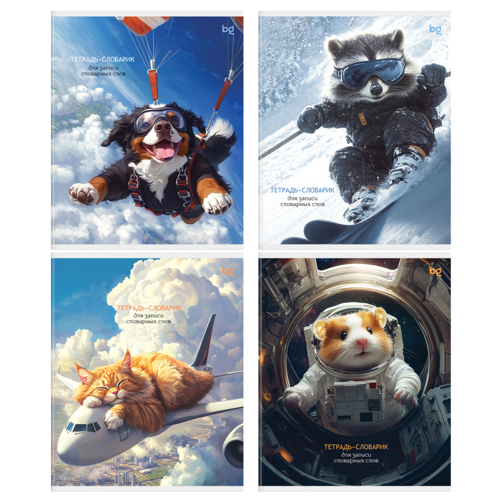 Тетрадь-словарь для записи словарных слов А5 16 л. БиДжи Словарные приключения ТС5ск16 09907 
