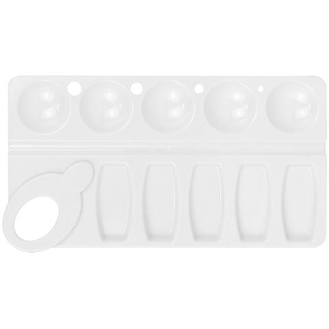 Палитра Гамма прямоуг. 10 ячеек белая 10122024