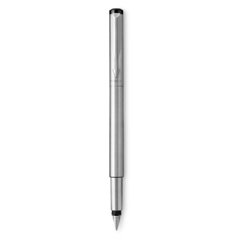 Ручка перо PARKER Vector Stainless Steel S0029690 синяя