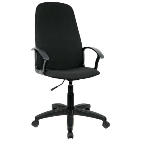 Кресло руководителя Helmi HL-E79 Elegant LTР ткань черная, пиастра 344268