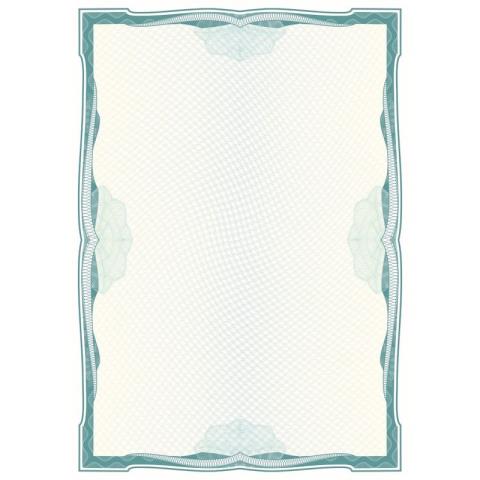 Сертификат А4 Attache зеленая рамка 50 шт. 1475786