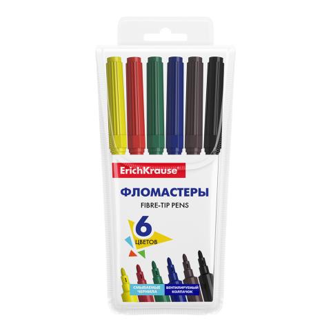 Фломастер 6 цв. ErichKrause Basic 53367