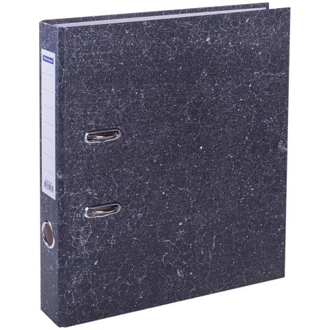 Папка - регистратор 50 мм OfficeSpace мрамор черная 153194